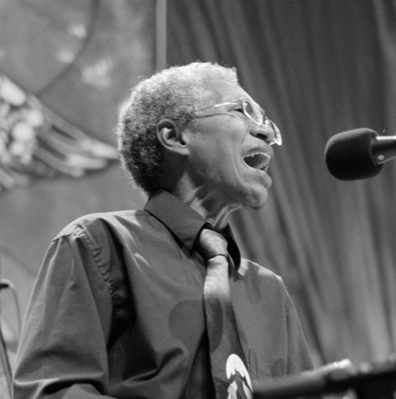 Beverly Glenn-Copeland, smiling, photographed in close-up.